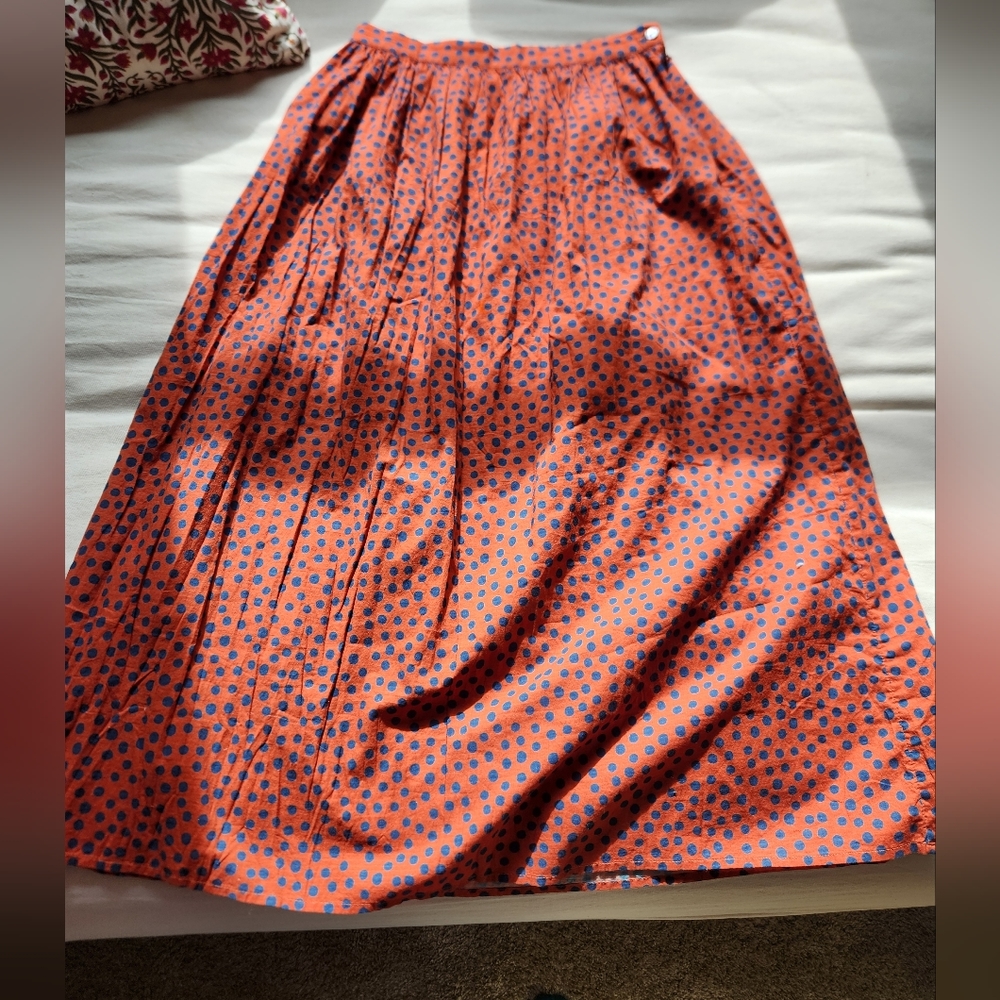 Gudrun Sjoden 100% Organic Cotton Polka Dot skirt slip small